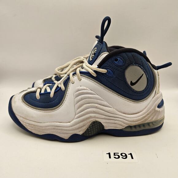 NIKE MEN\'S 4 AIR PENNY 2 ATLANTIC BLUE ORLANDO HOME 2023 FN4438-400 USED main image 4
